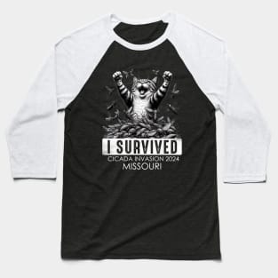 I Survived The Cicada Invasion 2024 - Missouri Baseball T-Shirt
